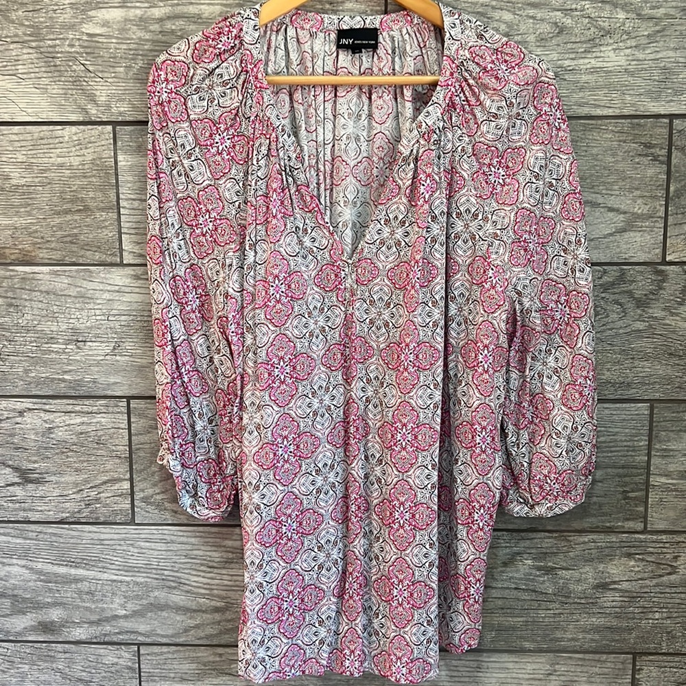 Jones New York Multi-Colored Women’s Blouse, Size 1X